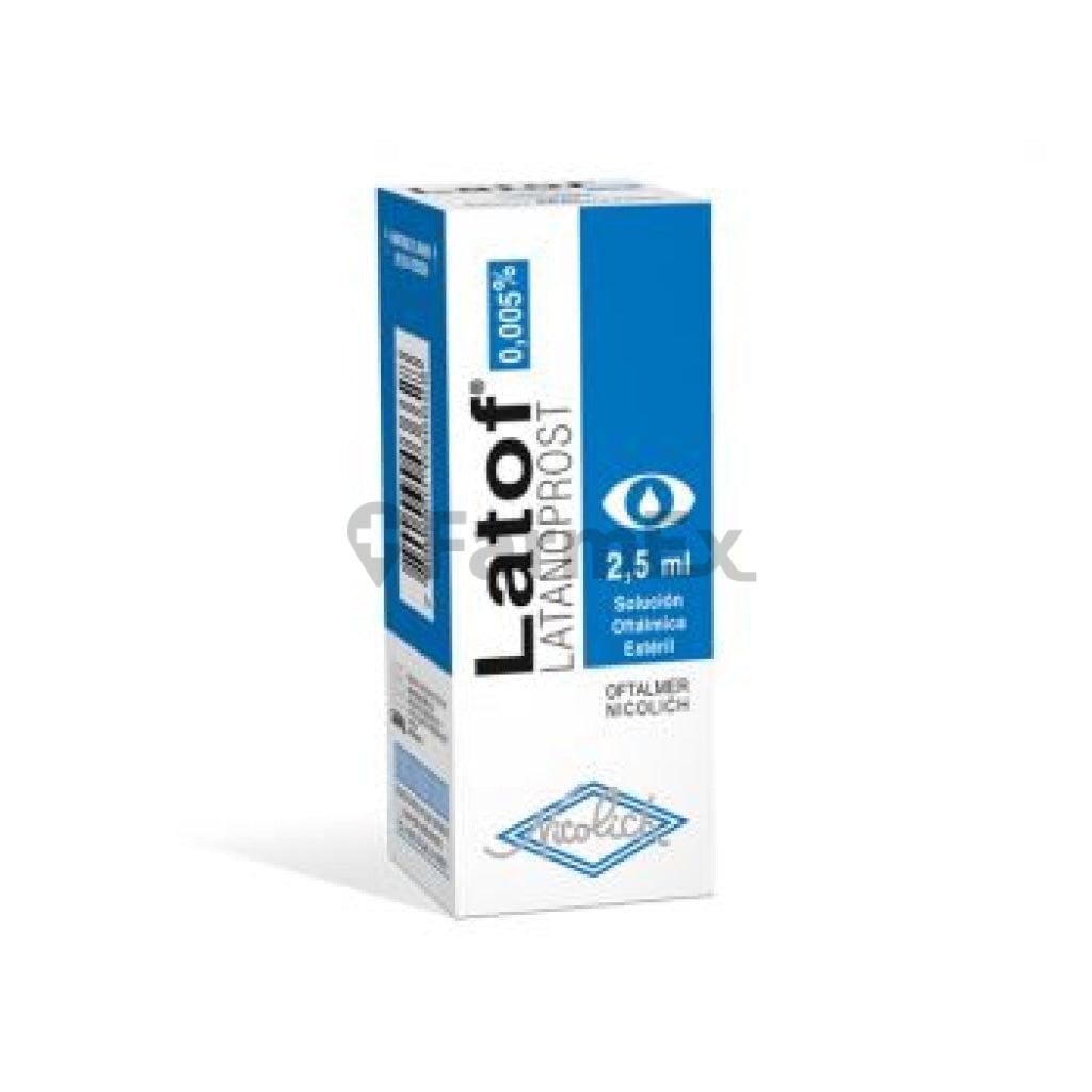 Latof Solución Oftálmica 0,005 % x 2,5 mL Farmex-Pluxee-Persistente